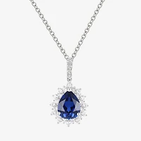 Gemstone Pear 3-pc. Pendant Necklace Set