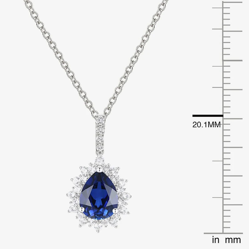 Gemstone Pear 3-pc. Pendant Necklace Set