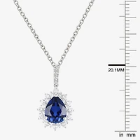 Gemstone Pear 3-pc. Pendant Necklace Set