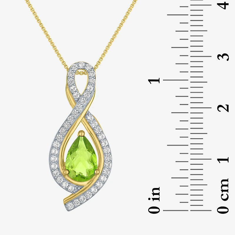 Womens Gemstone 14K Gold Over Silver 2-pc. Pear Jewelry Set
