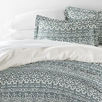 Casual Comfort Modern Rustic Pattern Oversized Reversible Duvet Cover Set
