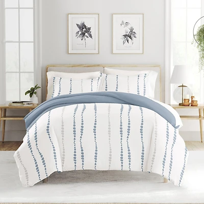 Casual Comfort Urban Vibe Pattern Oversized Reversible Duvet Cover Set