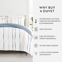 Casual Comfort Urban Vibe Pattern Oversized Reversible Duvet Cover Set