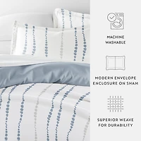Casual Comfort Urban Vibe Pattern Oversized Reversible Duvet Cover Set