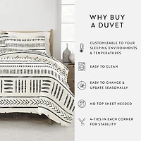Casual Comfort Arrow Dreams Patterned Duvet Cover Set