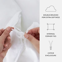 Casual Comfort Premium Ultra Soft Duvet Cover Set
