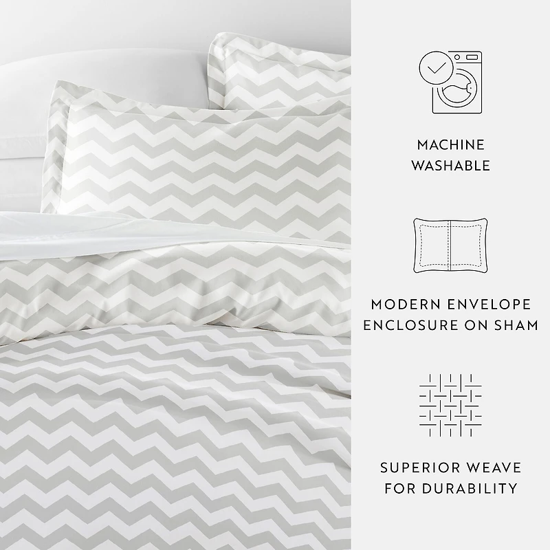 Casual Comfort Premium Ultra Soft Arrow Pattern Duvet Cover Set