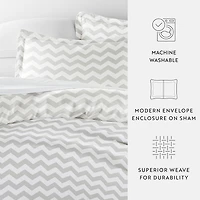 Casual Comfort Premium Ultra Soft Arrow Pattern Duvet Cover Set