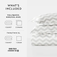 Casual Comfort Premium Ultra Soft Arrow Pattern Duvet Cover Set