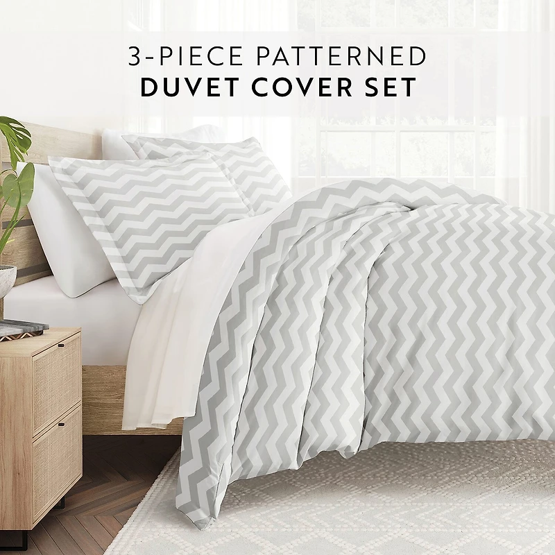 Casual Comfort Premium Ultra Soft Arrow Pattern Duvet Cover Set