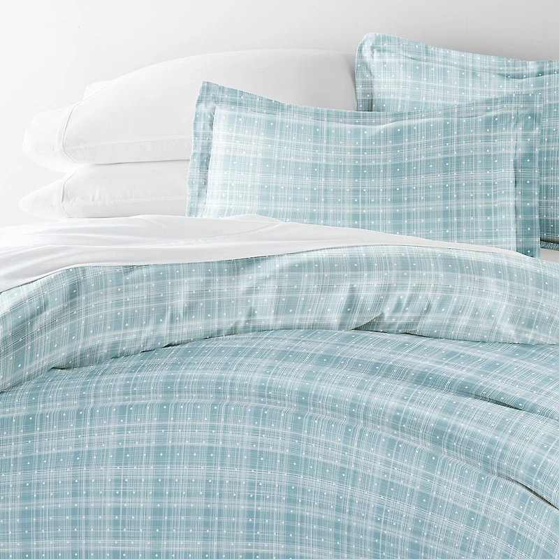 Casual Comfort Premium Ultra Soft Polka Dot Pattern Duvet Cover Set