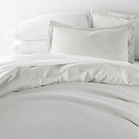Casual Comfort Premium Ultra Soft Quatrefoil Pattern Duvet Cover Set