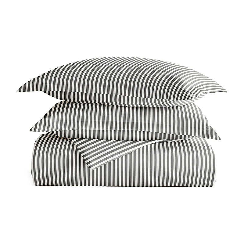 Casual Comfort Premium Ultra Soft Ribbon Pattern Duvet Cover Set