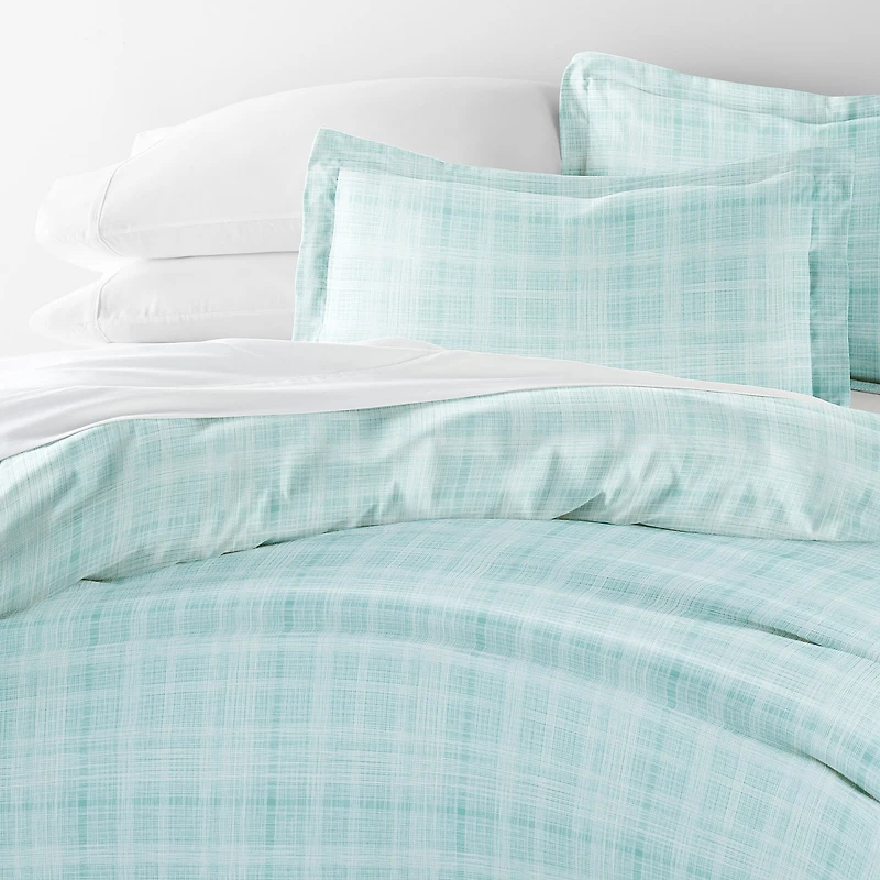 Casual Comfort™ Premium Ultra Soft Thatch Pattern Duvet Cover Set