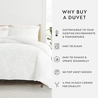 Casual Comfort™ Premium Ultra Soft Vine Pattern Duvet Cover Set