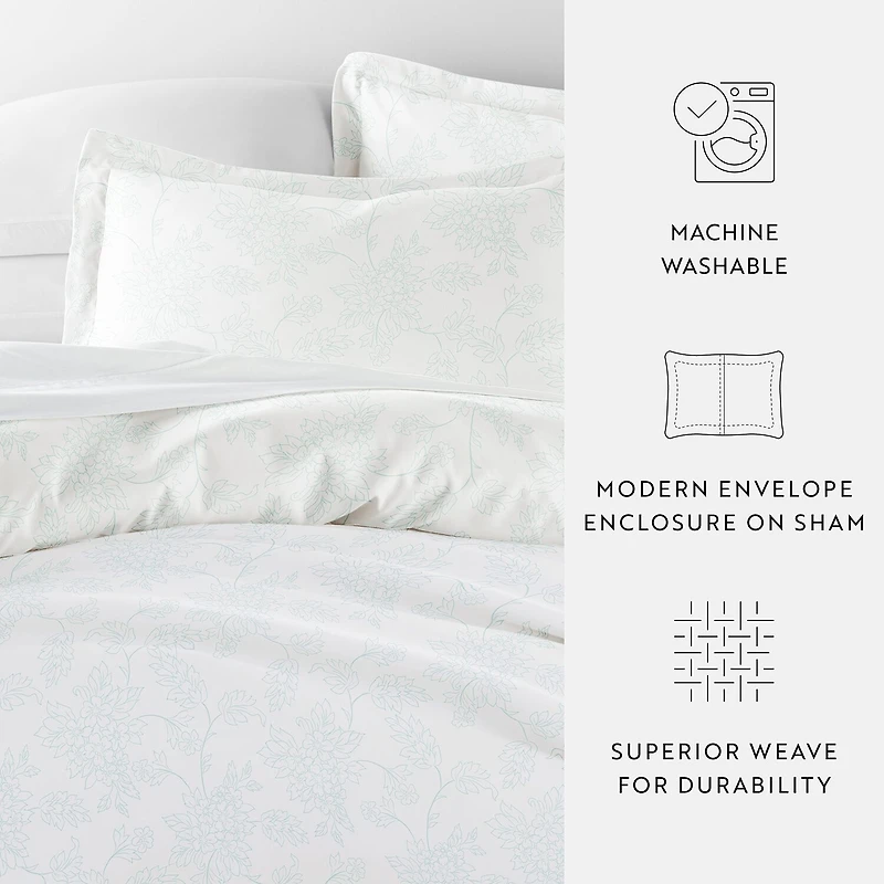Casual Comfort™ Premium Ultra Soft Vine Pattern Duvet Cover Set