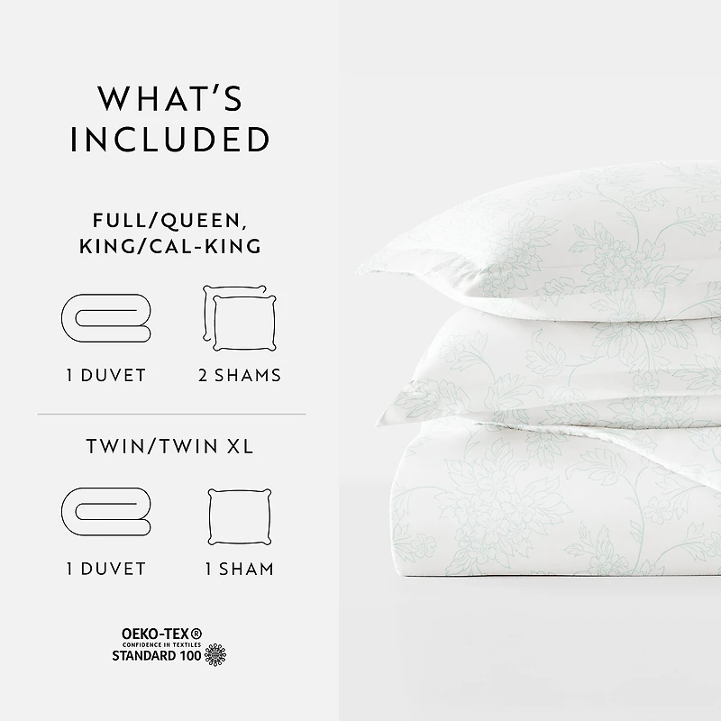 Casual Comfort™ Premium Ultra Soft Vine Pattern Duvet Cover Set