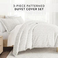Casual Comfort Premium Ultra Soft Wheatfield Pattern Duvet Cover Set