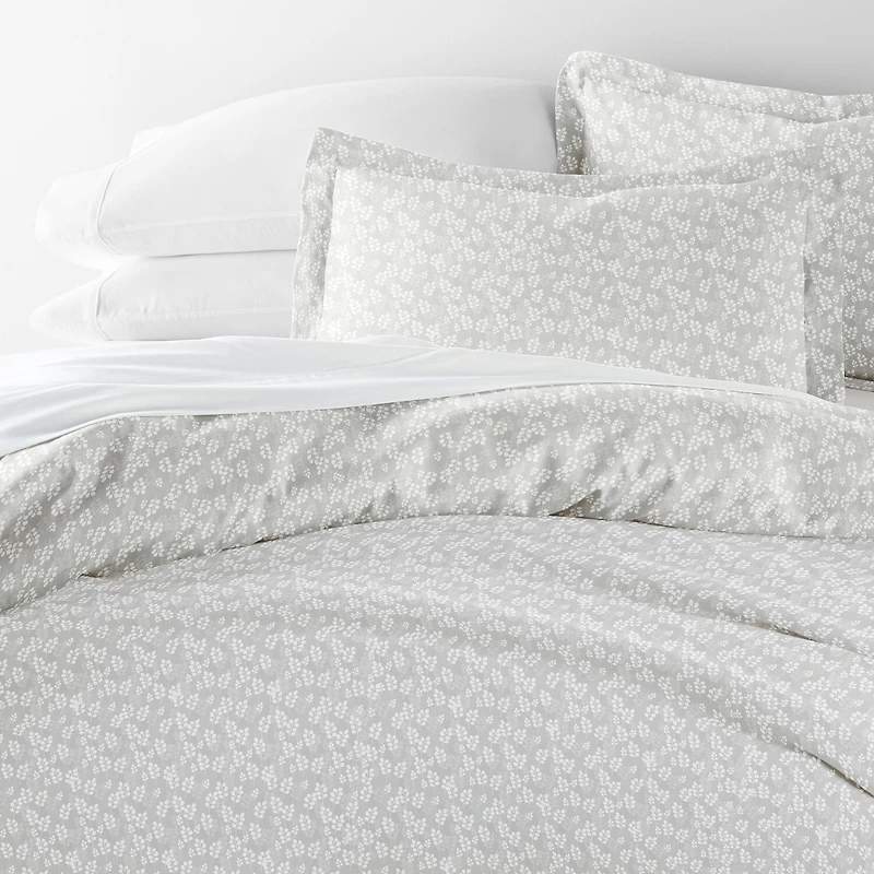 Casual Comfort Premium Ultra Soft Wheatfield Pattern Duvet Cover Set