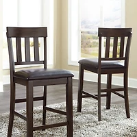 Signature Design by Ashley® Towson Set of 2 Counter Height Upholstered Bar Stools