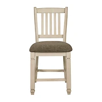 Signature Design by Ashley® Roanoke Set of 2 Upholstered Counter Height Stools