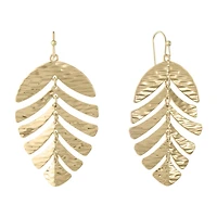 Liz Claiborne Gold Tone Womens Drop Earrings