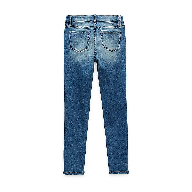 Thereabouts Superflex Little & Big Kid Girls Adjustable Waist Stretch Fabric Skinny Fit Denim Jean
