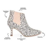 Journee Collection Womens Elitta Kitten Heel Booties