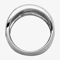 Sterling Silver Crisscross Ring