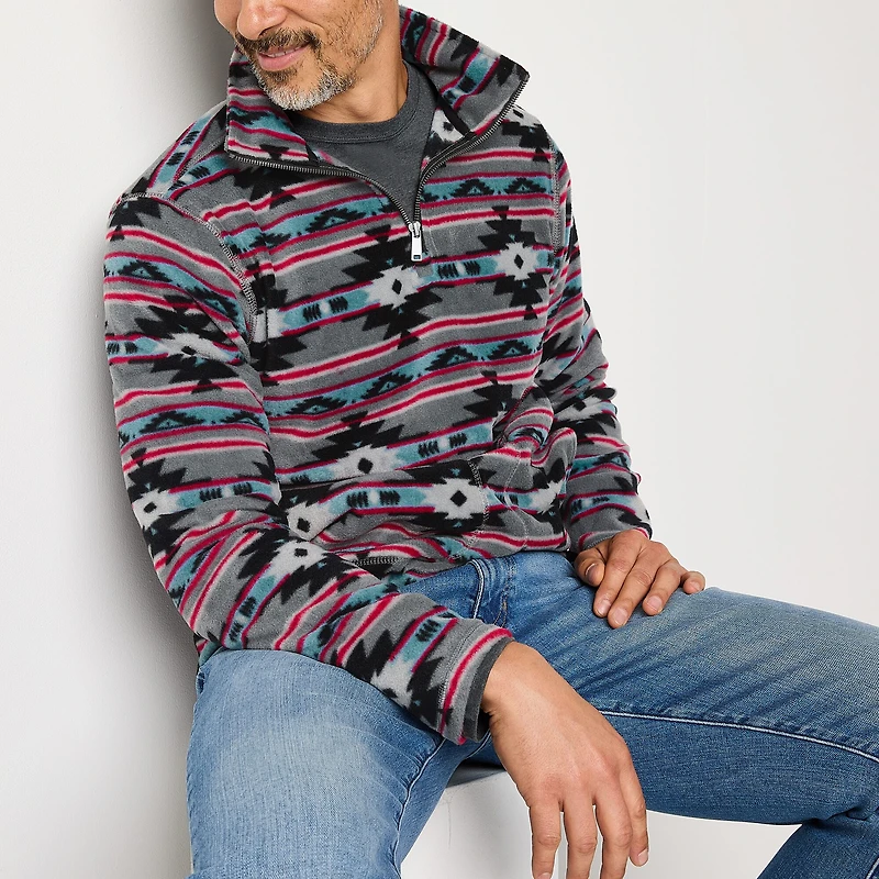Victory 1/4 Zip Mens Fleece Lightweight Jacket