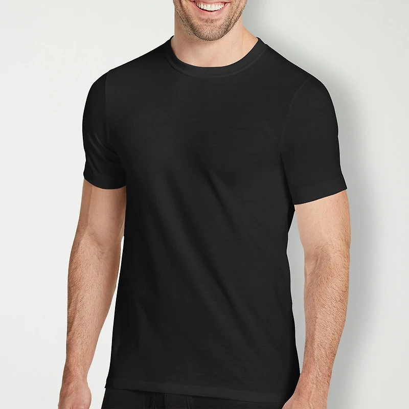 Jockey Classics Mens 2 Pack Short Sleeve Crew Neck T-Shirt Tall