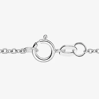 Womens Lab Created Gemstone Sterling Silver Pear 18 Inch Pendant Necklace