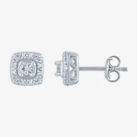 Yes, Please!, (G-H,Si2-I1) Womens 1/10 CT. T.W. Lab Grown White Diamond Sterling Silver 2-pc. Jewelry Set