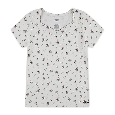 Levi's® Girls Short Sleeve Regular Fit Graphic T-Shirt