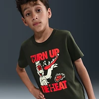 Nike Club Big Kid Unisex Crew Neck Short Sleeve Regular Fit Graphic T-Shirt