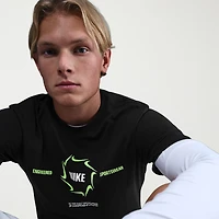 Nike Mens Crew Neck Short Sleeve Regular Fit Graphic T-Shirt