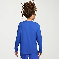 Nike Sportswear Club Mens Crew Neck Long Sleeve Quick Dry Active T-Shirt