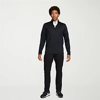 Nike Mens Mock Neck Long Sleeve Active Quarter-Zip Pullover