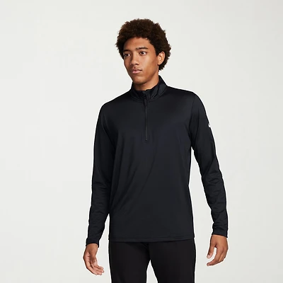 Nike Mens Mock Neck Long Sleeve Active Quarter-Zip Pullover