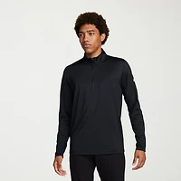 Nike Mens Mock Neck Long Sleeve Active Quarter-Zip Pullover