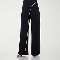 Premier Amour Womens V Neck Sleeveless Jumpsuit