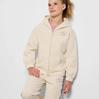 PUMA Big Kid Girls Long Sleeve Fleece Zipper Active Hoodie
