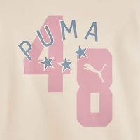 PUMA Big Kid Girls Long Sleeve Fleece Zipper Active Hoodie