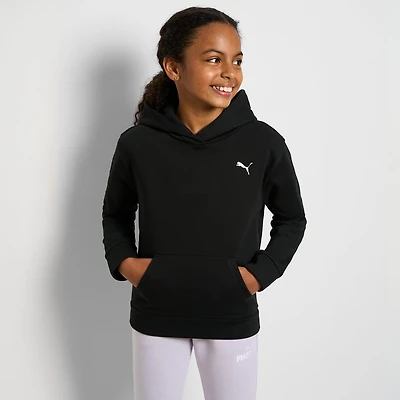 PUMA Big Kid Girls Long Sleeve Fleece Active Hoodie