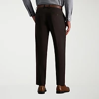 Haggar JMH Tailored Prominent Twill Mens Stretch Fabric Modern Fit Flat Front Suit Pant