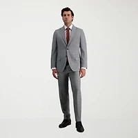 Haggar JMH Tailored Mens Modern Fit Plaid Suit Jacket