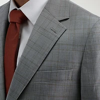 Haggar JMH Tailored Mens Modern Fit Plaid Suit Jacket