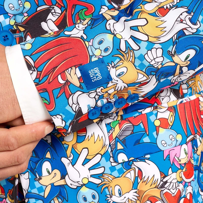 Opposuits Sonic The Hedgehog Mens 3-pc. Suit Set