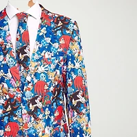 Opposuits Sonic The Hedgehog Mens 3-pc. Suit Set
