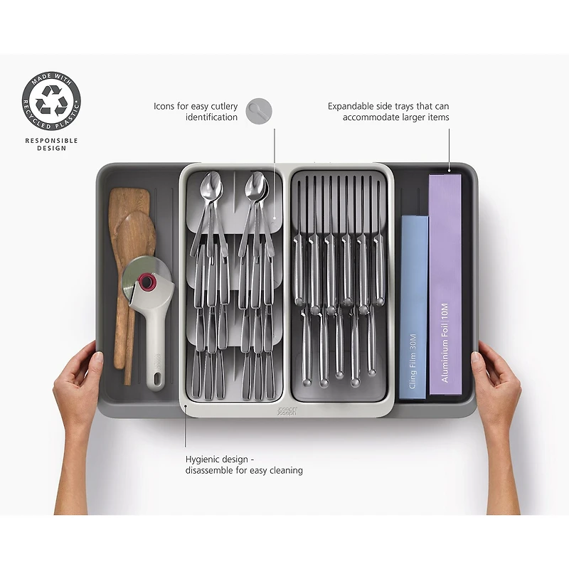 Joseph Joseph Expanding Tiered Cutlery Organizer